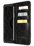 Чехол кошелек для iPhone 11 pro,11 pro max черные ромбы