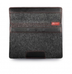 Чехол-конверт для Macbook Pro 13" Retina и Air 13" из войлока и кожи с двумя карманами