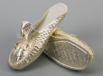 Женская домашняя обувь  FAMILY кроко золото, размер 36-40