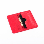 Чехол кошелек для iPhone 7, 7+, 8, 8+, X кроко красный