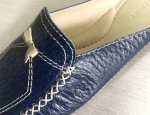 Женская домашняя обувь  FAMILY кроко синий, размер 36-40