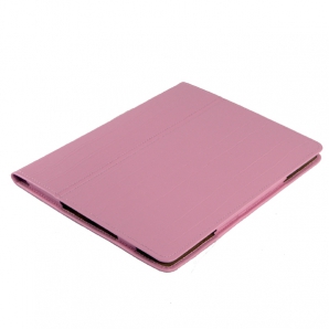 Кожаный чехол Alexander для iPad 4/ iPad 3/ iPad 2 кроко розовый