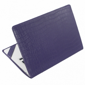 Чехол обложка Alexander для Macbook Air 13" кроко фиолет